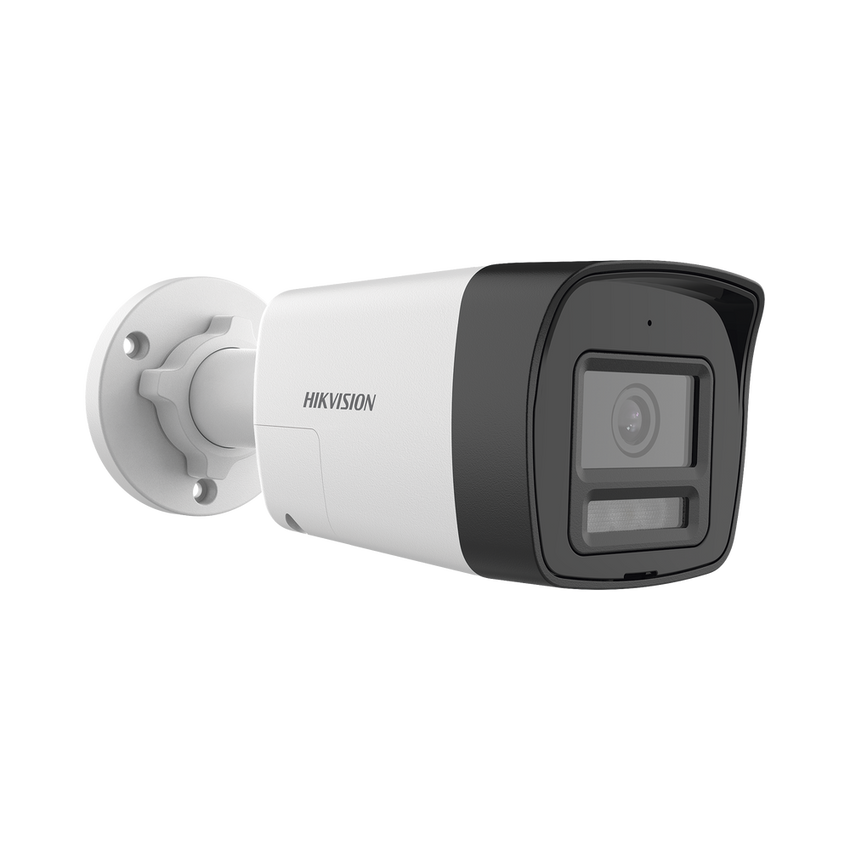 [Audio Bidireccional + Sirena & Estrobo + Dual Light + ColorVu] Bala TURBOHD 4K (8 Megapixel) / Lente 2.8 mm / 30 mts IR EXIR + 20 mts Luz Blanca / Micrófono y Bocina Integrado / Exterior IP67 / Metal / dWDR