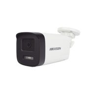 [Audio Bidireccional + Dual Light + ColorVu] Bala TURBOHD 3K  (5 Megapixel) / Lente 3.6 mm / 40 mts IR EXIR + 40 mts Luz Blanca / Micrófono y Bocina Integrado / Exterior IP67 / dWDR