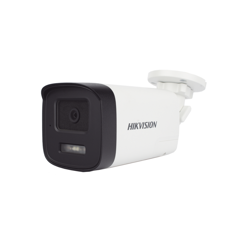 [Audio Bidireccional + Dual Light + ColorVu] Bala TURBOHD 3K  (5 Megapixel) / Lente 3.6 mm / 40 mts IR EXIR + 40 mts Luz Blanca / Micrófono y Bocina Integrado / Exterior IP67 / dWDR