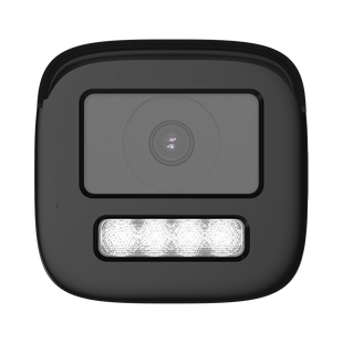 [Audio Bidireccional + Dual Light + ColorVu] Bala TURBOHD 4K (8 Megapixel) / Lente 3.6 mm / 80 mts IR EXIR + 80 mts Luz Blanca / Micrófono y Bocina Integrado / Exterior IP67 / Metal / dWDR