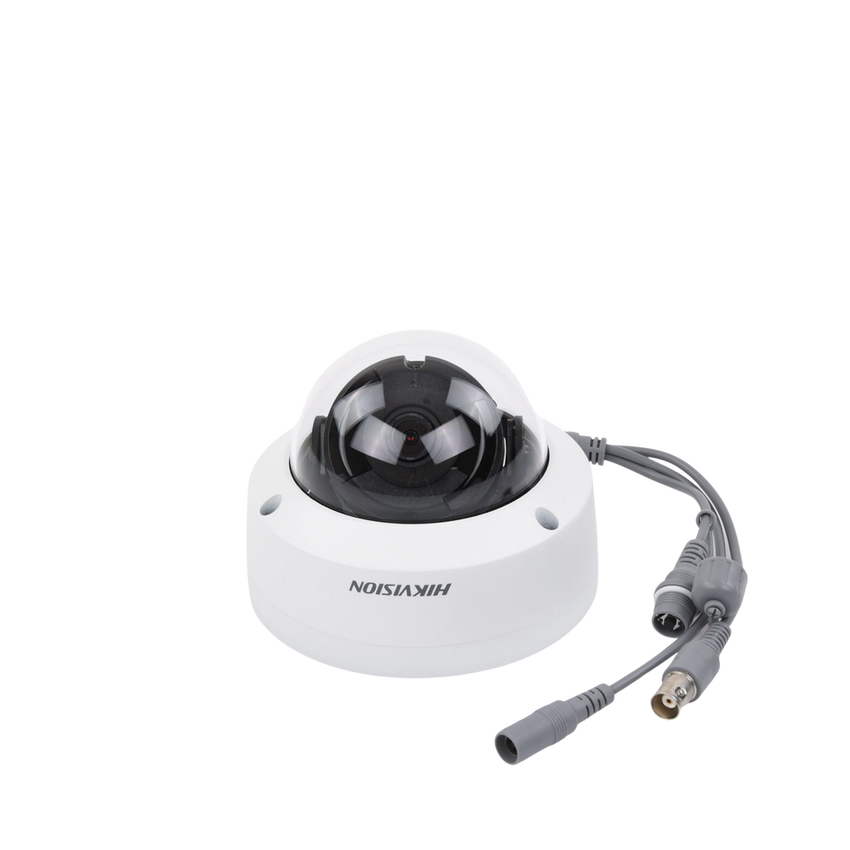 Domo TURBOHD 2 Megapixel (1080p) / Lente 2.8 mm / 30 mts IR EXIR / TVI-AHD-CVI-CVBS / IK10 / IP67 / WDR 120 dB / Ultra Baja Iluminación / Metal