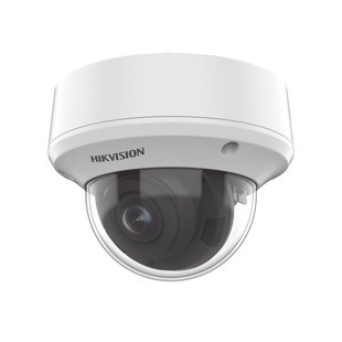Domo TURBOHD 5 Megapixel / Lente Motorizado 2.7 - 13.5 mm / IR EXIR 40 mts / TVI-AHD-CVI-CVBS / IK10 / IP67 / dWDR / 12 Vcc / 24 VCA