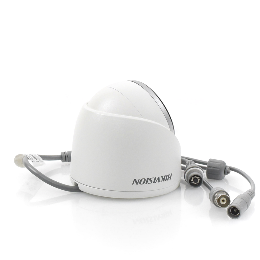 [ColorVu] Turret TURBOHD 3K (5 Megapixel) / Micrófono Integrado / Lente 2.8 mm / Imagen a Color 24/7 / 20 mts Luz Blanca / Exterior IP67 / dWDR / 4 Tecnologías