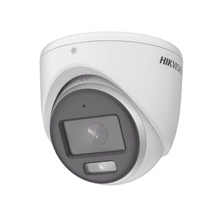 [ColorVu] Turret TURBOHD 3K (5 Megapixel) / Micrófono Integrado / Lente 2.8 mm / Imagen a Color 24/7 / 20 mts Luz Blanca / Exterior IP67 / dWDR / 4 Tecnologías
