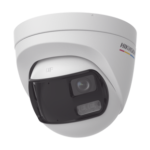 [ColorVu] Turret TURBOHD 3K (5 Megapixel) / Micrófono Integrado / Lente 2.8 mm / Imagen a Color 24/7 / 20 mts Luz Blanca / Exterior IP67 / dWDR / 4 Tecnologías