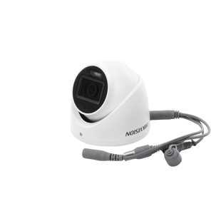 [Dual Light + ColorVu] Turret TURBOHD 2 Megapixel (1080p) / Lente 2.8 mm / 30 mts IR + 20 mts Luz Blanca / Gran Angular 101° / Exterior IP67 / Micrófono Integrado /  4 Tecnologías /  Metal