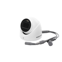 [Dual Light + ColorVu] Turret TURBOHD 3K (5 Megapixel) / Lente 2.8 mm / 30 mts IR + 20 mts Luz Blanca / Gran Angular 104.9° / Exterior IP67 / Micrófono Integrado / dWDR / 4 Tecnologías / Metal
