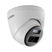 [Audio Bidireccional + Dual Light + ColorVu] Turret TURBOHD 2 Megapixel (1080p) / Lente 2.8 mm / 40 mts IR EXIR + 40 mts Luz Blanca / Micrófono y Bocina Integrado / Exterior IP67 / dWDR