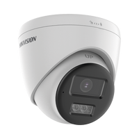 [Audio Bidireccional + Dual Light + ColorVu] Turret TURBOHD 4K (8 Megapixel) / Lente 2.8 mm / 40 mts IR EXIR + 40 mts Luz Blanca / Micrófono y Bocina Integrado / Exterior IP67 / dWDR