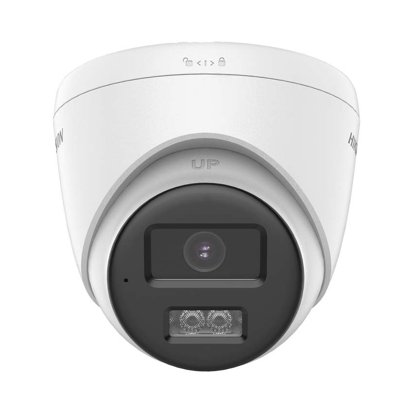 [Audio Bidireccional + Sirena & Estrobo + Dual Light + ColorVu] Turret TURBOHD 4K (8 Megapixel)  / Lente 2.8 mm / 40 mts IR EXIR + 40 mts Luz Blanca / Sirena / Micrófono y Bocina Integrado / Exterior IP67 / dWDR