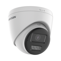 [Audio Bidireccional + Sirena & Estrobo + Dual Light + ColorVu] Turret TURBOHD 4K (8 Megapixel)  / Lente 2.8 mm / 40 mts IR EXIR + 40 mts Luz Blanca / Sirena / Micrófono y Bocina Integrado / Exterior IP67 / dWDR