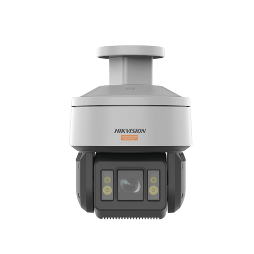 PTZ IP 4 Megapixel / 32X Zoom / Dual Light (100 mts IR / 30 mts Luz Blanca) / Polimero Anticorrosivo (Ideal para Zonas Costeras o Alta Salinidad) / AutoSeguimiento / DARKFIGHTER / Exterior IP67 / NEMA 4X / C5
