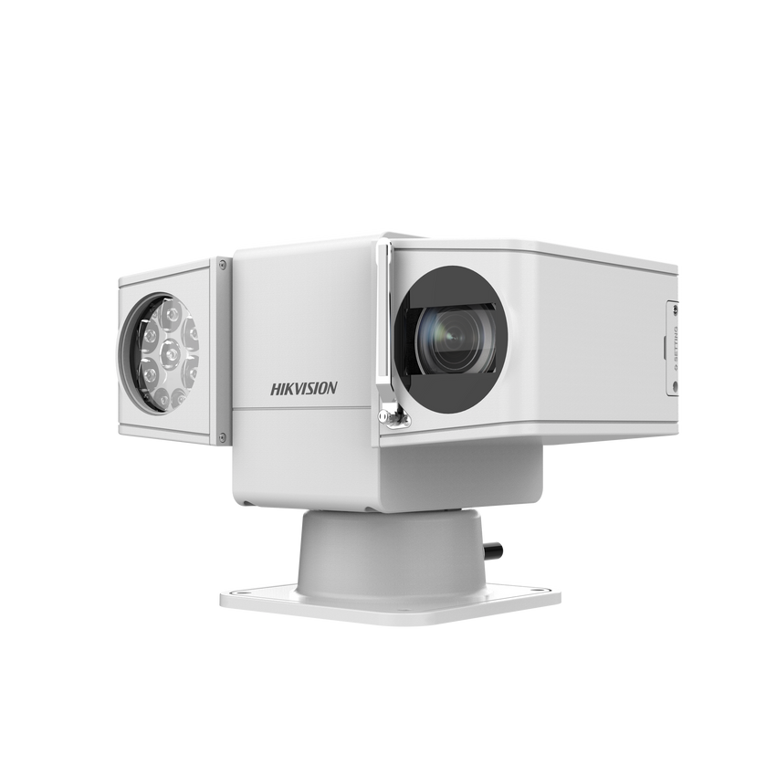 Punta de Poste IP PTZ 2 Megapixel / 25X Zoom / 250 mts IR / 3D-DNR / / Alarmas y Audio I/O / EIS / Hi-PoE / IP66 / Micro SD / 24 VCA