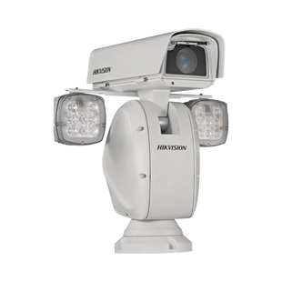 PTZ IP 2 Megapixel / Punta de Poste  / 50X Zoom / 1000 mts IR LASER / Exterior IP66 / 60 IPS / EIS / WDR 120 dB / Wiper / Defog / MicroSD