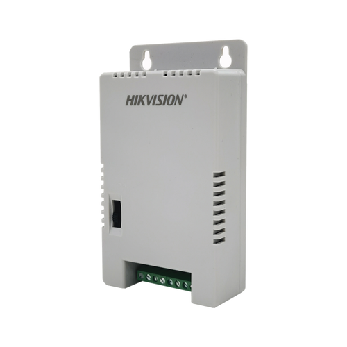 Fuente de Poder Regulada 12 Vcc / 13.5 Vcc / 15 Vcc para 4 Cámaras / 4 Amp (1 Amp por Salida) / Voltaje de Entrada 90 - 130 VCA / Filtro de Ruido para Cámaras 4K / Modo para Largas Distancias