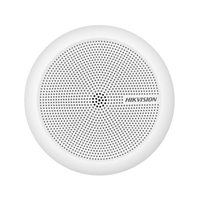 Micrófono Omnidireccional (360°) / Uso en Interior / Preamplificado para CCTV / Cancelación de Ruido Ambiental / Uso en Techo - Pared - Escritorio / Alcance de 5 Metros