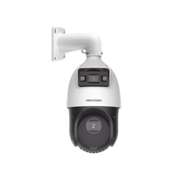 [TandemVu] Domo PTZ IP 4 Megapixel con Cámara Fija 4 Megapixel / 15X Zoom / 100 mts IR / IP66 / ACUSENSE / PoE+ / Entrada-Salida de Audio y Alarma / Ultra Baja Iluminación / MicroSD