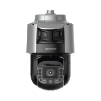 [TandemVu] Domo PTZ IP 4 Megapixel con Cámara Panoramica 180º de 6 Megapixel / 25X Zoom / 300 mts IR y 30 mts Luz Blanca / IP67 / IK10  / Autoseguimiento / Wiper / Deep learning / Entrada-Salida de Audio y Alarma / Ultra Baja Iluminació