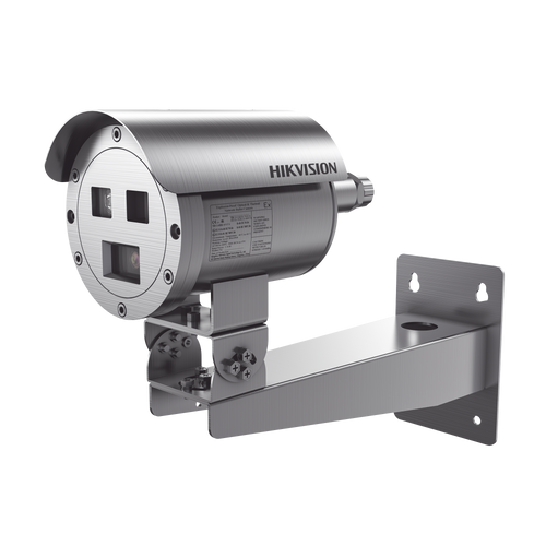 Bala IP Térmica Dual / Termico 9.7 mm (384 X 288) + Óptico 4 mm (4 MP) / Termométrica / Detección de Temperatura / IP68 / 30 mts IR / Antiexplosión / Anticorrosión