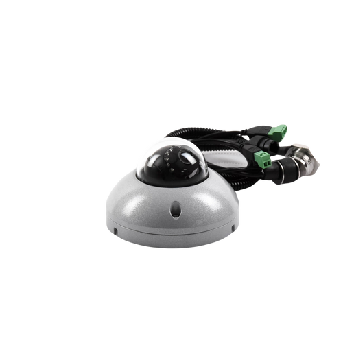 Domo IP 4 Megapixel / Lente 4 mm / H.265+ / Anticorrosivo / Exterior IP67 / WF-2 / NEMA 4X / 15 mts IR / WDR 120 dB / ONVIF / PoE