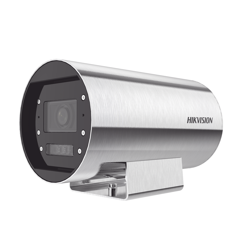 Bala IP 4 Megapixel / Lente Mot. 2.8 a 12 mm / Acero Inoxidable (304) / Altas Temperaturas (150°C) / Refrigeración por Aire / IP68 / Dual Light (30 mts IR + 20 mts Luz Blanca) / WDR 120 dB / ONVIF / PoE+ / Micro SD / Alarmas I/O / ACUSENSE