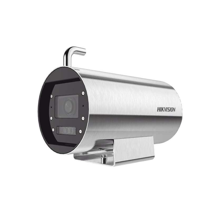 Bala IP 8 Megapixel / Lente Mot. 2.8 a 12 mm / Acero Inoxidable (304) / Altas Temperaturas (250°C) / Refrigeración por Aire / IP68 / Dual Light (30 mts IR + 20 mts Luz Blanca) / WDR 120 dB / ONVIF / PoE+ / Micro SD / Alarmas I/O / ACUSENSE