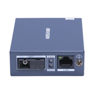 Convertidor Fibra Óptica / Receptor / Monomodo (RX) / 1 Puerto SFP (SC) 100 Mbps / 1 Puerto RJ45 10/100 Mbps / HASTA 20 KM / Plug and Play