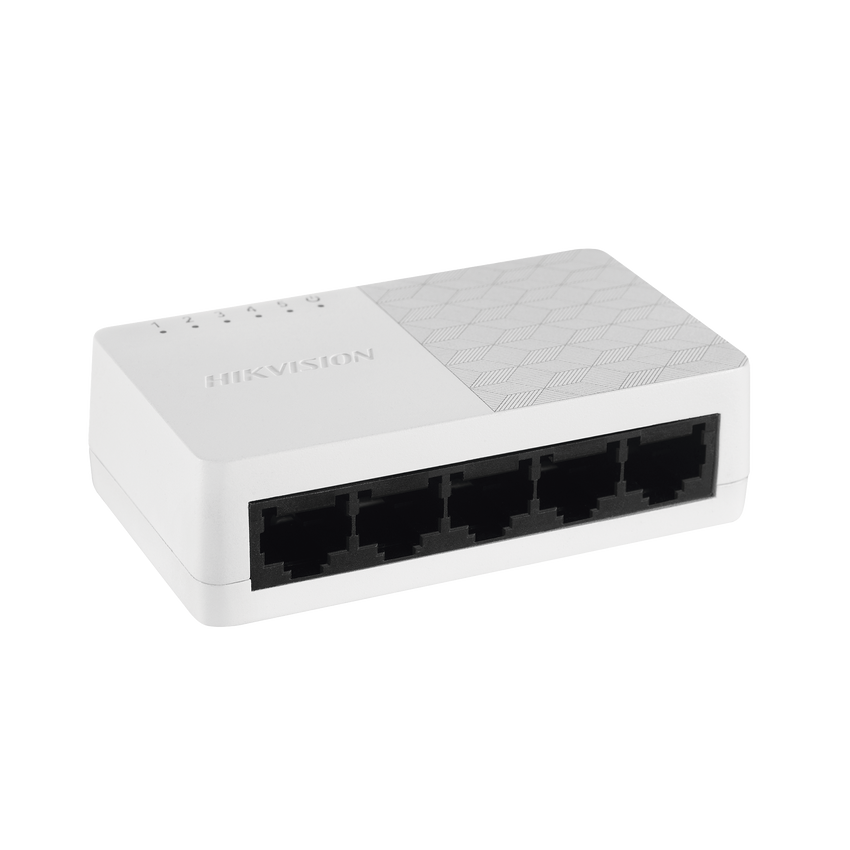 Switch No Administrable de 5 Puertos para Escritorio / Fast Ethernet  10 / 100 Mbps / Diseño Compacto y Estetico