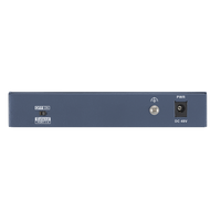 Switch PoE+ / No Administrable / 3 Puertos 10/100 Mbps 802.3 af/at (30 W) + 1 Puerto 10/100 Mbps Hi-PoE (60 W) / 2 Puertos 10/100 Mbps Uplink / Modo Extendido hasta 300 Metros / 60 W