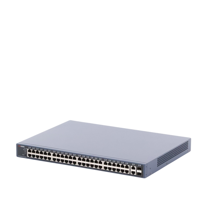 Switch PoE+ / Administrable / 48 Puertos 1000 Mbps PoE+ / 2 Puertos 1000 Mbps Uplink / 2 Puertos SFP / 470 Watts