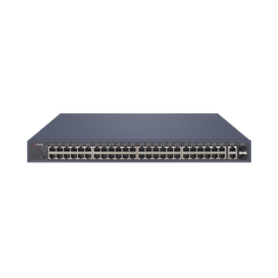 Switch PoE+ / Monitoreable / 48 Puertos 1000 Mbps PoE+ / 2 Puertos 1000 Mbps Uplink / 2 Puertos SFP / 470 Watts