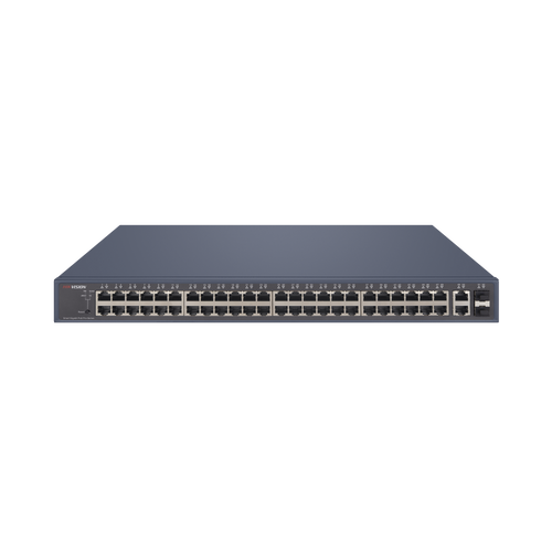 Switch PoE+ / Administrable / 48 Puertos 1000 Mbps PoE+ / 2 Puertos 1000 Mbps Uplink / 2 Puertos SFP / 470 Watts