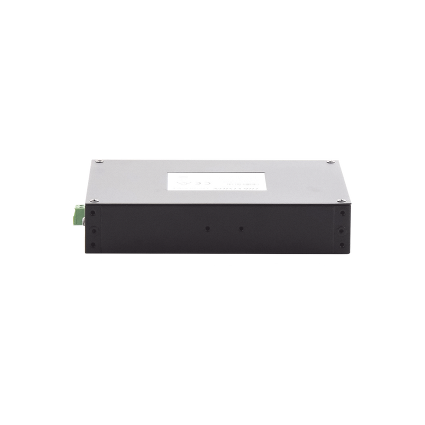 Switch Industrial No Administrable Gigabit / 3 Puertos Gigabit PoE+ (30 W) + 1 Puerto Gigabit PoE++ (60 W) / 2 Puertos SFP / 65 W Total / 48 a 57 VCD / Ideal para Proyectos / 300 Metros de Distancia