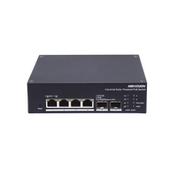Switch Industrial Administrable Gigabit / 3 Puertos Gigabit PoE+ (30 W) + 1 Puertos Gigabit PoE++ (60 W) / 2 Puertos SFP / 120 W Total / 48 a 57 VCD / Ideal para Proyectos / 300 Metros de Distancia