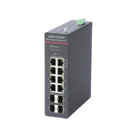 Switch Gigabit PoE+ / Industrial / Administrable / 4 Puertos Gigabit PoE+ (90 W) + 4 Puertos Gigabit PoE+(30 W) / 4 Puertos Gigabit SFP / 300 W Total / 48 a 57 VCD / Ideal para Proyectos / 300 Metros de Distancia