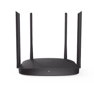 Router Inalámbrico WISP Gigabit / Hasta 1200 Mbps / Doble Banda AC (2.4 GHz y 5 GHz) / 3 Puertos LAN 10/100/1000 Mbps + 1 Puerto WAN 10/100/1000 Mbps /  4 Antenas Externas Omnidireccional de 5 dBi / Interior