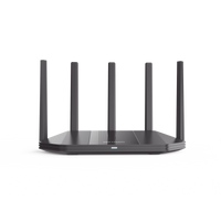 Router Inalámbrico / Wifi 6 / Hasta 3000 Mbps / Doble Banda AC (2.4 GHz y 5 GHz) / 4 Puertos 1000 Mbps /  4 Antenas Omnidireccional / Interior / Beamforming Optimizado