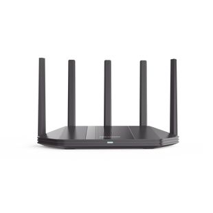 Router Inalámbrico / Wifi 6 / Hasta 3000 Mbps / Doble Banda AC (2.4 GHz y 5 GHz) / 4 Puertos 1000 Mbps /  4 Antenas Omnidireccional / Interior / Beamforming Optimizado