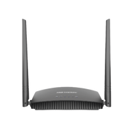 Router Inalámbrico WISP en Banda 2.4 GHz / Hasta 300 Mbps / 4 Puertos 10/100 Mbps /  2 Antenas Omnidireccional de 5 dBi / Interior