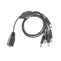 Cable con 5 V�as para Alimentar 4 C�maras TurboHD y DVR TurboHD Epcom / Hikvision