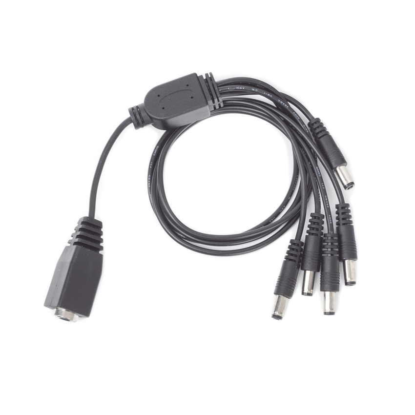 Cable con 5 V�as para Alimentar 4 C�maras TurboHD y DVR TurboHD Epcom / Hikvision
