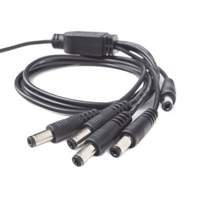 Cable con 5 V�as para Alimentar 4 C�maras TurboHD y DVR TurboHD Epcom / Hikvision
