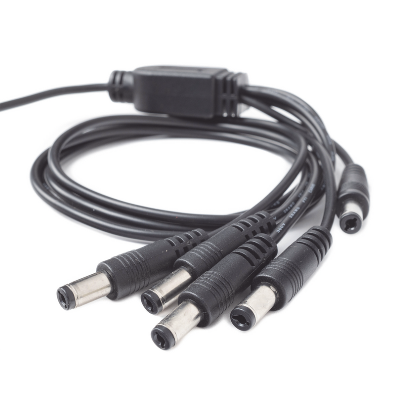 Cable con 5 V�as para Alimentar 4 C�maras TurboHD y DVR TurboHD Epcom / Hikvision