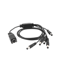 Cable con 5 V�as para Alimentar 4 C�maras TurboHD y DVR TurboHD Epcom / Hikvision
