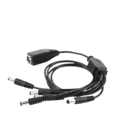 Cable con 5 V�as para Alimentar 4 C�maras TurboHD y DVR TurboHD Epcom / Hikvision