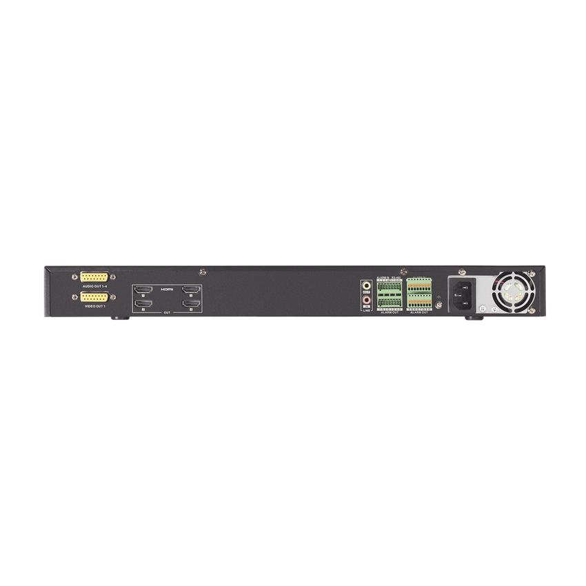 Decodificador de Vídeo de 4 canales con salida 4K / 4 Salidas HDMI / Soporta hasta 64 canales de Vídeo Simultáneos / Videowall