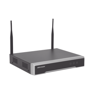 NVR 4 Megapixel / 4 canales IP / 1 Bahía de Disco Duro / 2 Antenas Wi-Fi / Salida de Vídeo Full HD