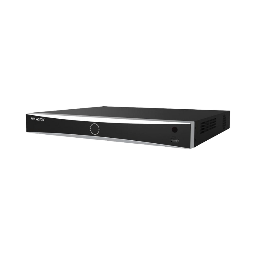 NVR 12 Megapixel (4K) / 8 canales IP / 8 Puertos PoE+ / AcuSense (Evita Falsas Alarmas) / Reconocimiento Facial / 2 Bahías de Disco Duro / HDMI en 4K / Alarmas I/O / 300 Metros PoE Modo Extendido