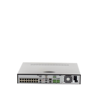 [Doble Poder de Decodificación] NVR 32 Megapixel (8K) / 16 Canales IP / 16 Puertos PoE+ / AcuSense / ANPR / Conteo de Personas / Heat Map / 4 Bahías de Disco Duro  / HDMI en 8K / Soporta POS / Alarmas I/O / Smart  Search