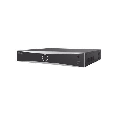 NVR 32 Megapíxel (8K) / 16 Canales IP / 16 Puertos PoE+ / ACUSENSE / ANPR / Conteo de Personas / Reconocimiento Facial  / 4 Bahías de Disco Duro / Soporta POS / Alarmas I/O
